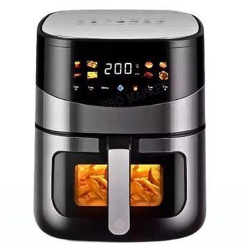 Багатофункціональна аерогриль мультипіч Rainberg RB 2295 3800W аерофрітюрниця безмасляна з сенсорним керуванням на 8,5 л чорна RB 2295 фото