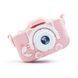 Дитячий цифровий фотоапарат з екраном 2" Children Fun Camera 3617 дитяча акумуляторна камера для фото і відео з вбудованими іграми і підтримкою MicroSD Рожевий 3617A Pink фото 1