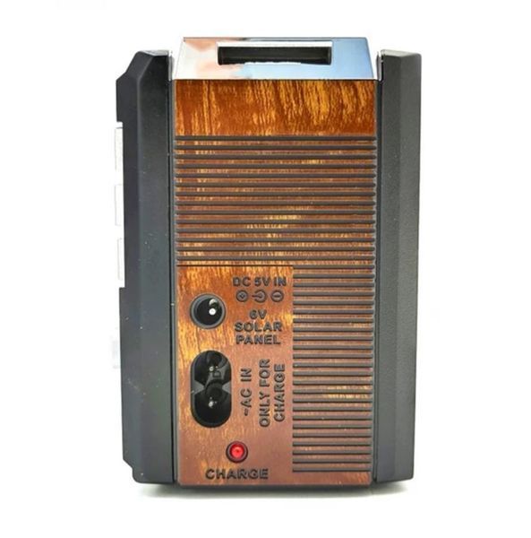 Портативний всехвильовий FM-радіоприймач акумуляторний GOLON RX-382BT з Bluetooth та ліхтариком RX 382 фото