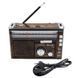 Портативний всехвильовий FM-радіоприймач акумуляторний GOLON RX-382BT з Bluetooth та ліхтариком RX 382 фото 1