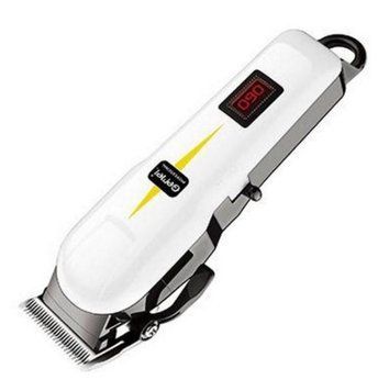 Машинка для стрижки Gemei GM 6008 | Акумулятор 2000 mAh | 4 насадки (3&ndash;12 мм) | LCD-індикатор | Біла GM 6008 фото