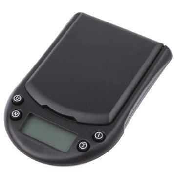 Ваги електронні високоточні ювелірні лабораторні 0,01-200 грам Digital Scales 4660 з кришкою Чорні 4660A фото