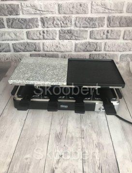 Электрический гриль раклетница DSP KB 1084 1400 Вт с двухъярусной конструкцией KB 1084 фото