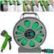 Садовий шланг для поливу Garden Hose 4120 15 м на котушці з пістолетом розпилювачем на 7 режимів 4120A фото 4