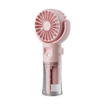 Ручний USB вентилятор з розпилювачем води XSFS-4254 рожевий 4254 Pink фото