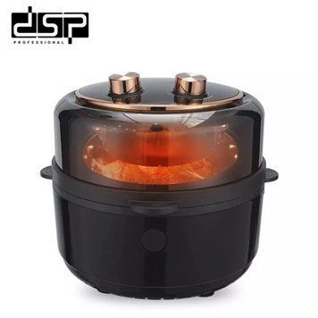 Аерофритюрниця мультипіч DSP KB 2122 1350 Вт 5,5 л безмасляна фритюрниця Чорна KB 2122 фото