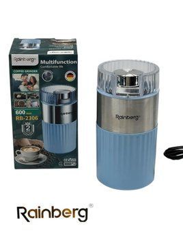 Кавомолка Rainberg RB-2306 &mdash; 600 Вт, 180 мл, електрична подрібнювач для кави, спецій, горіхів RB 2306 фото