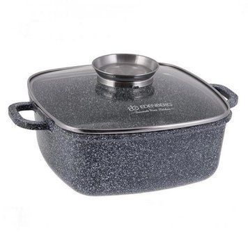 Квадратна каструля казан з антипригарним покриттям та кришкою Edenberg EB 3974 5,5 л EB 3974 фото