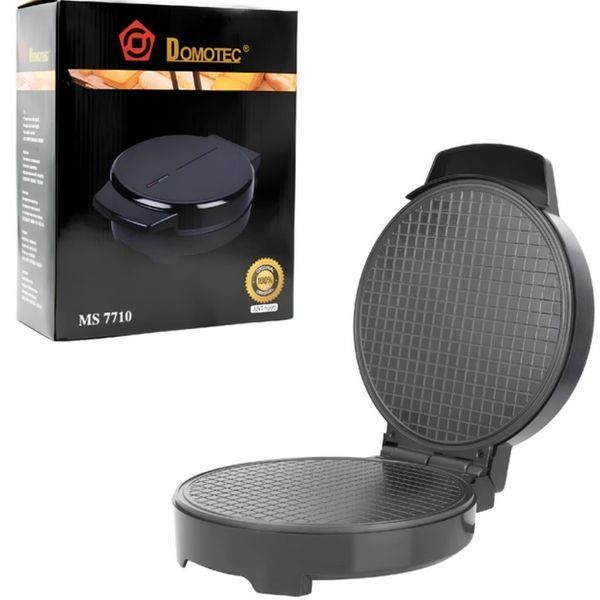 Вафельница електрична Domotec для тонких круглих вафель і трубочок (MS-7710) MS 7710 фото